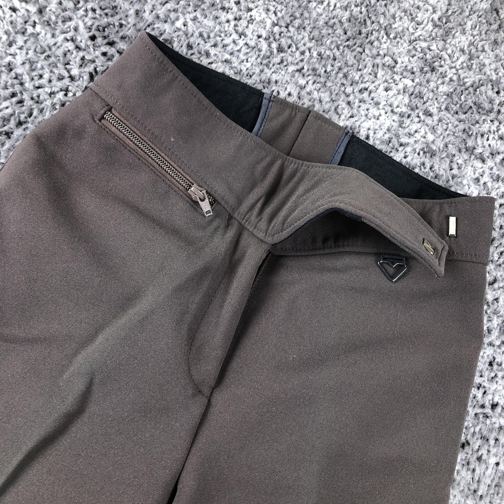 Obermeyer‎ Pants Womens 4R Brown Wool Blend Stirrup Ski Snow Softshell Japan